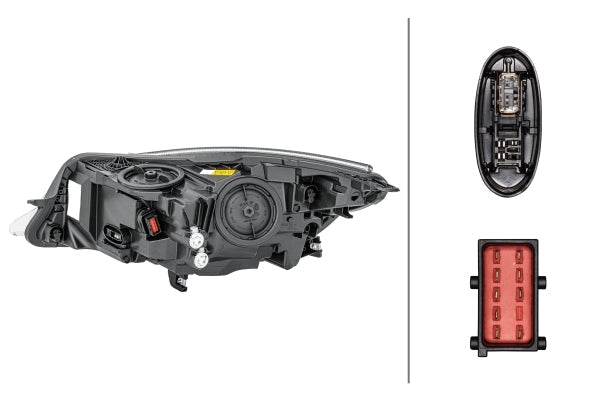HELLA 1ZT 011 166-741 LED/Bi-Xenon Headlight for Opel Insignia A Sports Tourer (G09) for left-hand traffic- right