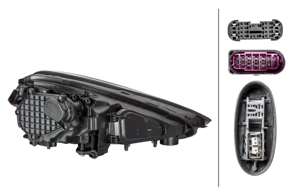 HELLA 1ZT 011 745-751 LED/Bi-Xenon Headlight for Porsche Cayenne (92A) for left-hand traffic/for right-hand traffic - left