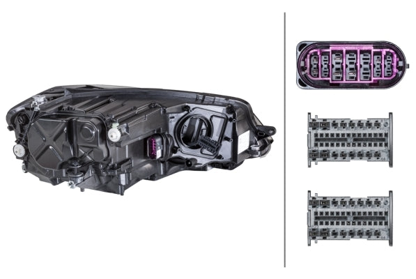 HELLA 1ZX 013 924-271 LED Headlight for VW Golf VII (5G1, BQ1, BE1, BE2) for left-hand traffic - left