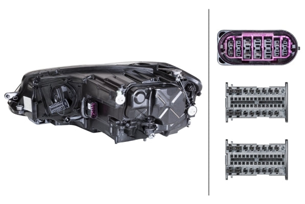 HELLA 1ZX 013 924-281 LED Headlight for VW Golf VII (5G1, BQ1, BE1, BE2) for left-hand traffic- right