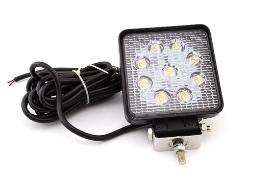 Compact LED Worklamp 12/24v Flood Pattern - 3.5 Metre Cable