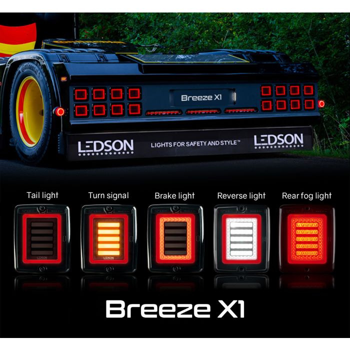 Ledson Breeze X1 Multifunction Rear LED Lamp