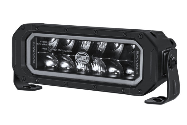 Hella Black Magic Tough Pro 9" Double Row LED Lightbar with Position Light