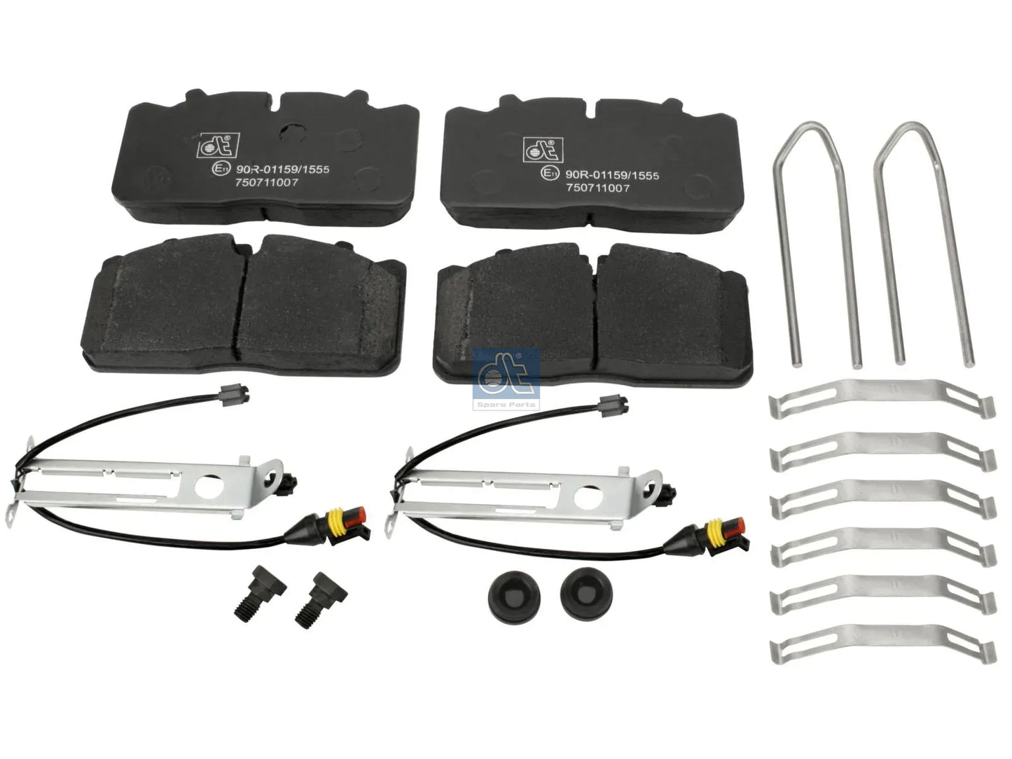 Disc brake pad kit with wear indicators - 5.92120
