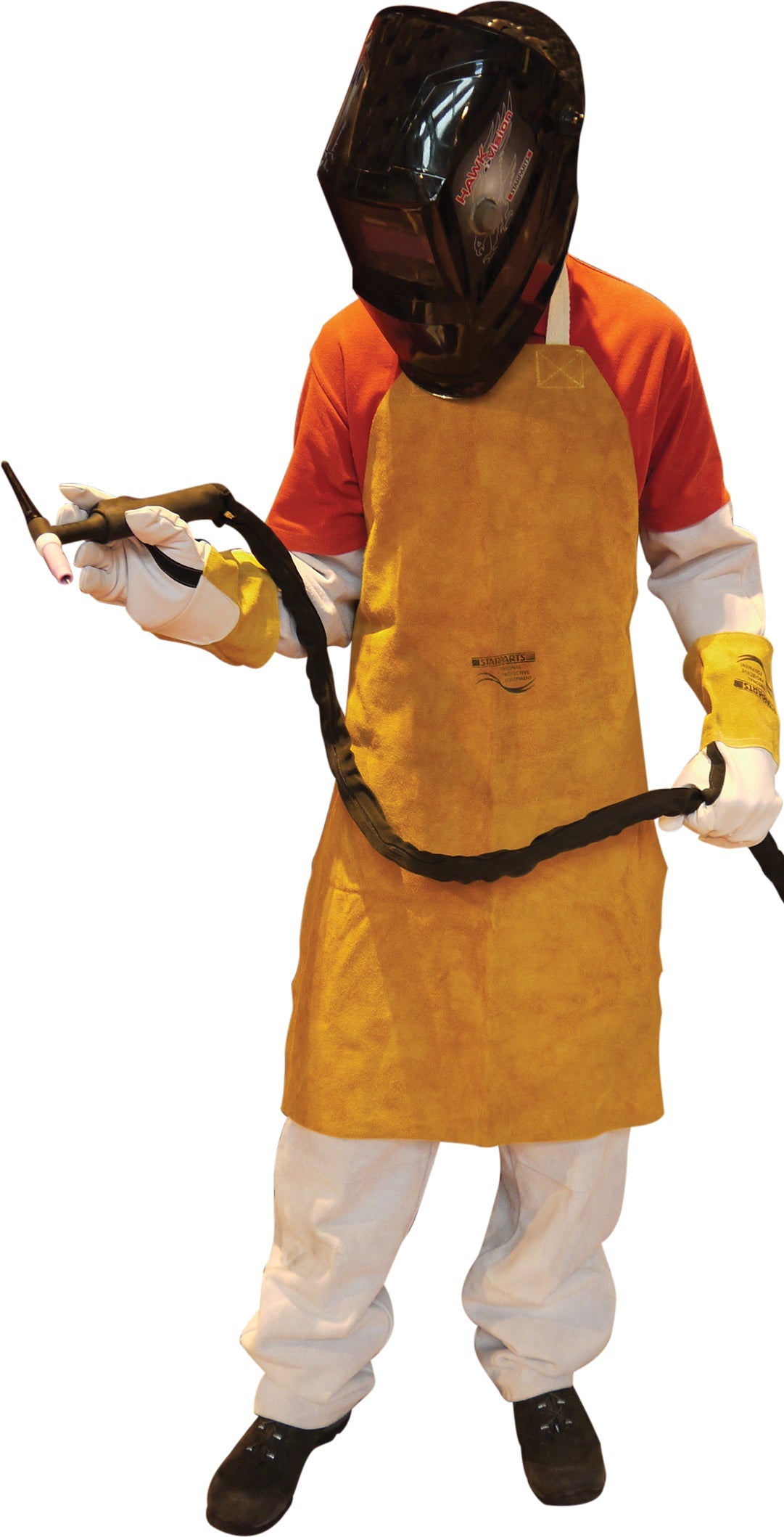 BOXO Texas Leather Welders Apron