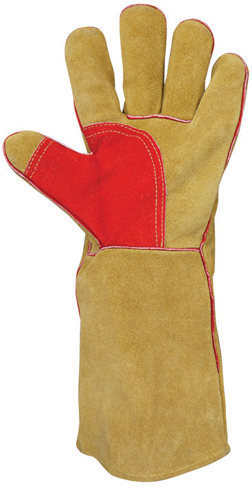 BOXO Leather Premium Gold Welders Gauntlet