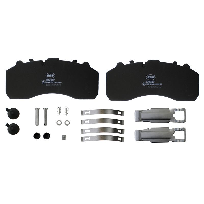 EBS EKBP.087 BRAKE PAD SET E11 - C/W FITTING KIT - SB7