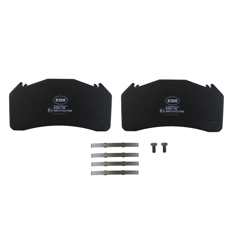 EBS EKBP.136 BRAKE PAD SET E11 - C/W FITTING KIT - B DUCO