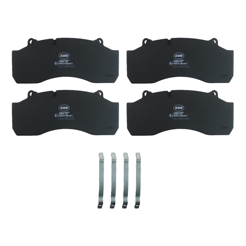 EBS EKBP.143 BRAKE PAD SET E11 - HALDEX DISCOS - DB20
