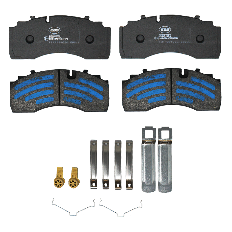 EBS EKBP.195.A BRAKE PAD SET E11 - C/W FITTING KIT - DBT19LT