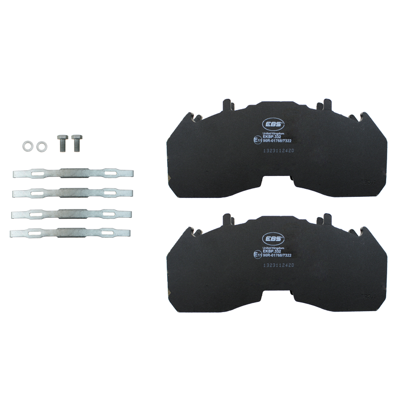 EBS EKBP.332 BRAKE PAD SET E11 - C/W FITTING KIT
