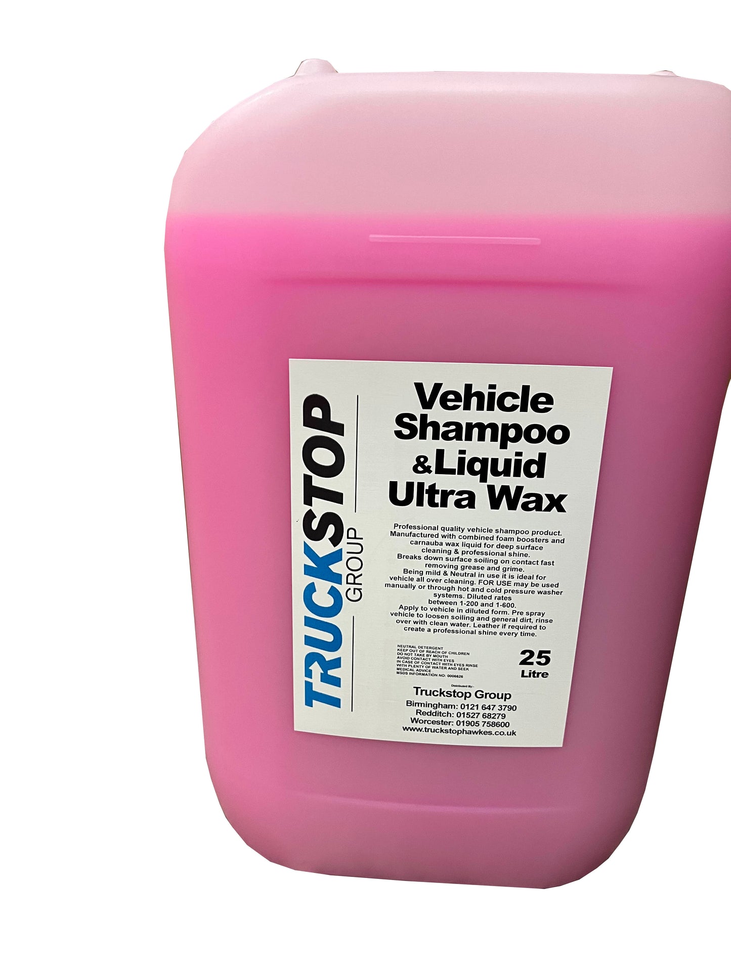 Vehicle & Shampoo Wax 25 Litres