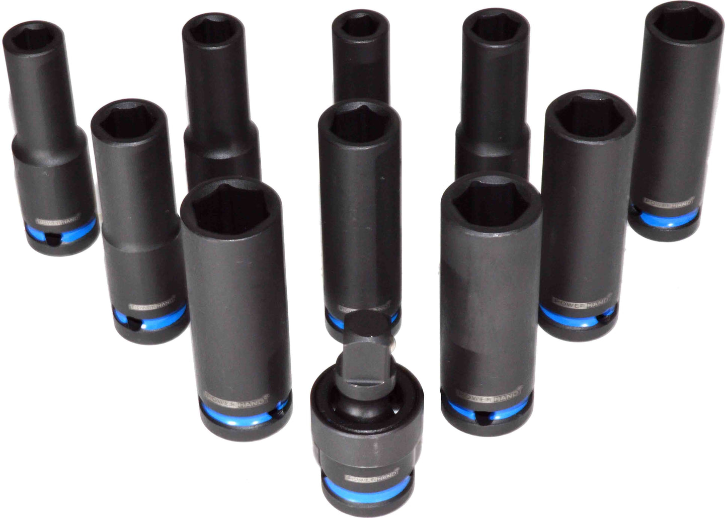 POWERHAND 1/2" Deep Impact Socket Set (10-19mm)