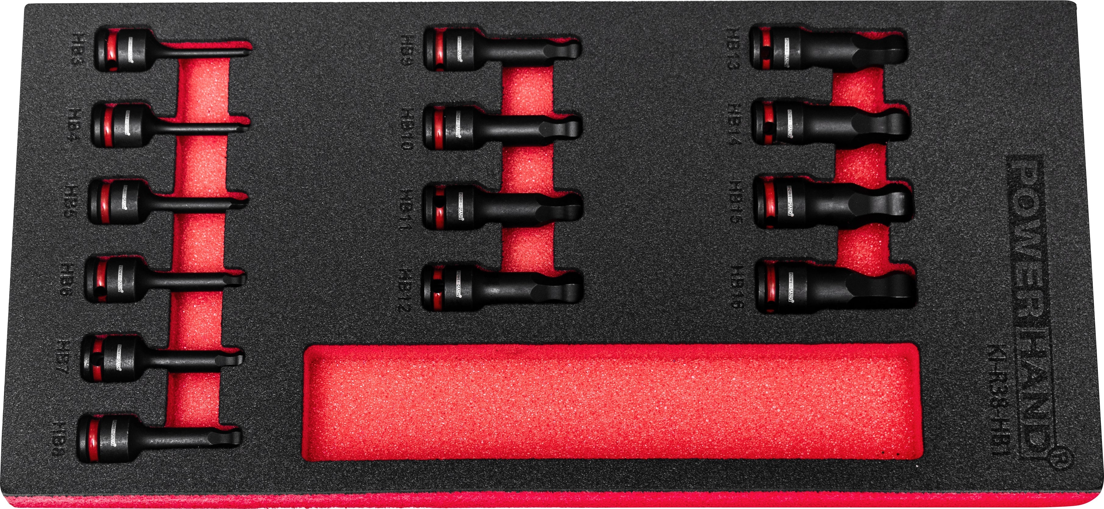 POWERHAND 3/8" BallEnded Impact Socket Set H3H16 Truckstop Group