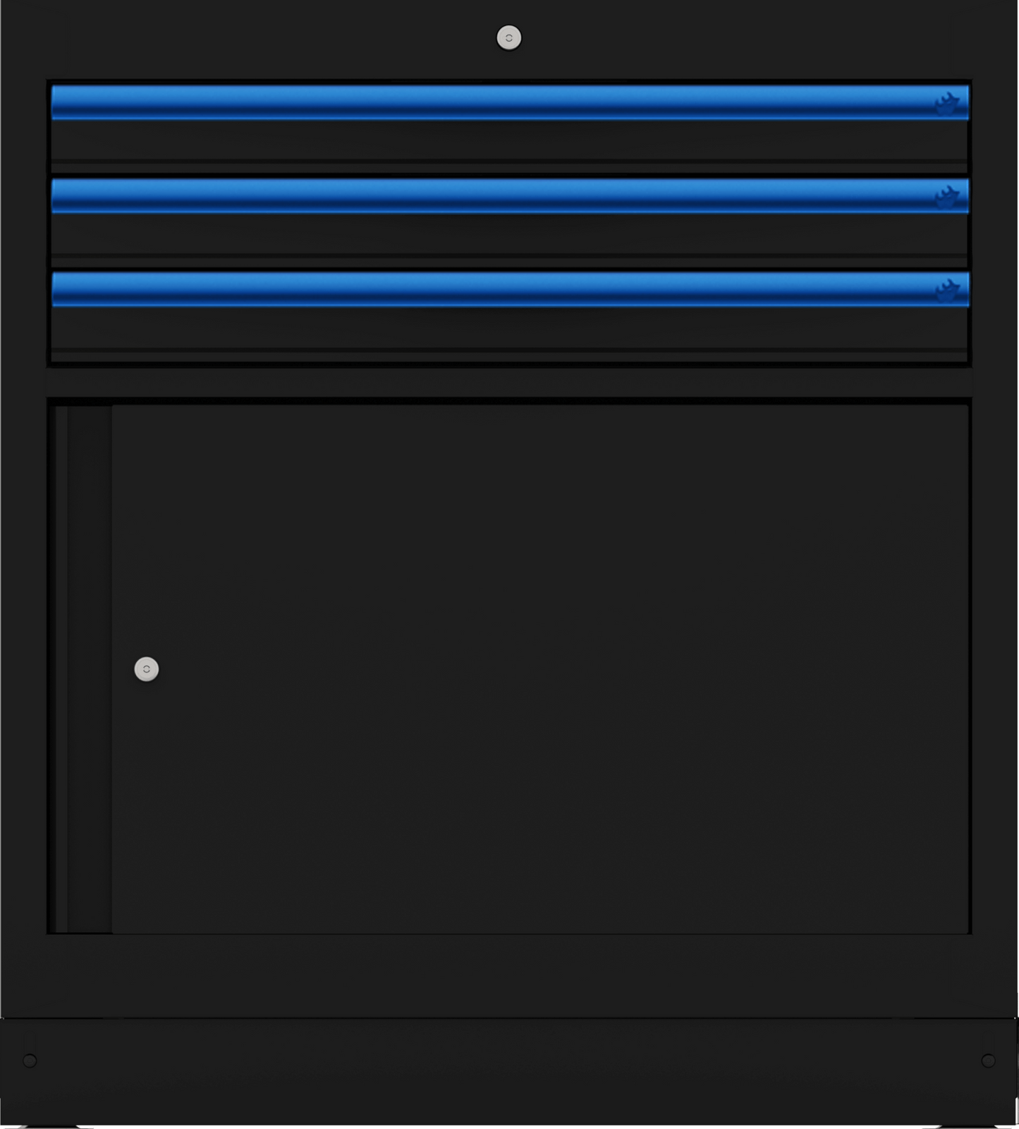 BOXO OSM 34" 3 Drawer/1 Door Base Cabinet - Trim Variations Available