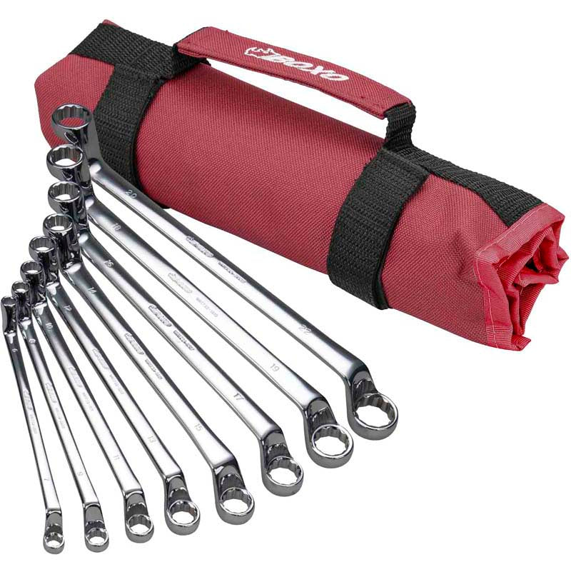 8PC DOUBLE RING SPANNER SET 75 degree OFFSET-Boxo-Equipment