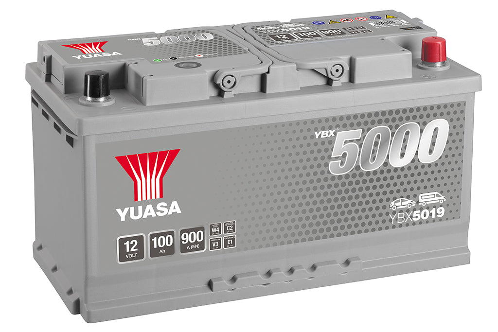 YBX5019 12V 100Ah 900A Yuasa Silver High Performance