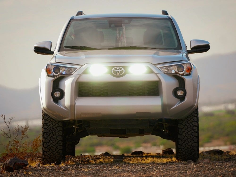 LAZER LAMPS Toyota 4Runner (2020-2024) - Grille Mount Kit (includes: 2x Linear-6 Elite+, 1x Grille Mount Brackets, 1x 2L-LP-EP-120)