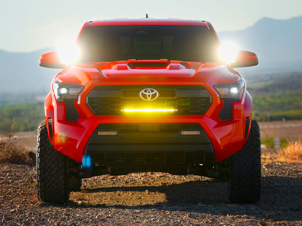 LAZER LAMPS Toyota Tacoma TRD (2024+) Grille Mount Kit (includes: 1x Linear-18 Elite iLBA with harness, and 1x Grille Mount Brackets)
