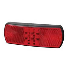 Lamp Rear Marker Red LED 12-24
