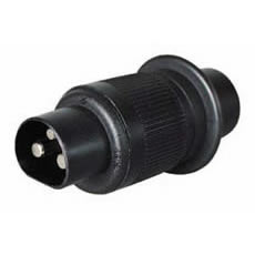 Plug Non-Reversable 3 Pin Plas