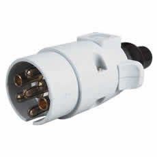 Plug Caravan 7 Pin Plastic ISO