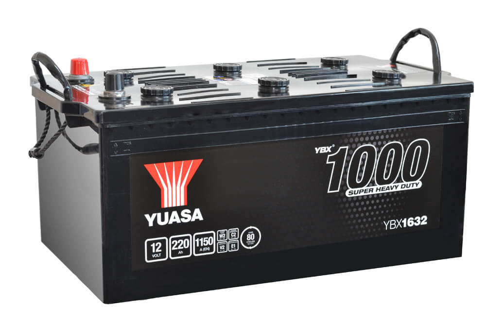 YBX1632 12V 220Ah 1150A Yuasa Super Heavy Duty Battery