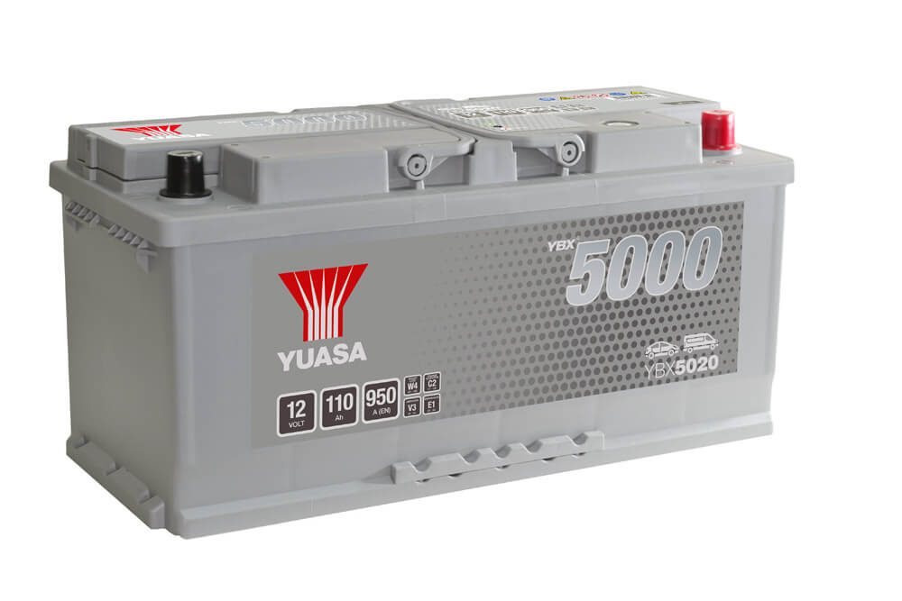 YBX5020 12V 110Ah 900A Yuasa Silver High Performance