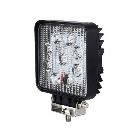 Square R10 LED Work Lamp - 12/24V