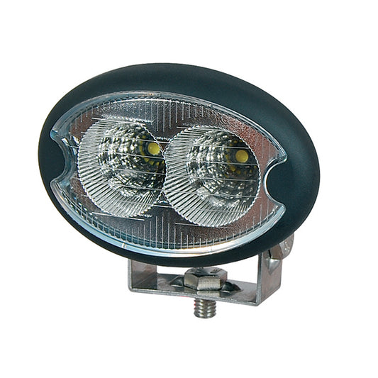 2 x 5W LED Work Lamp - Black, 10-48V 1000lm, IP67