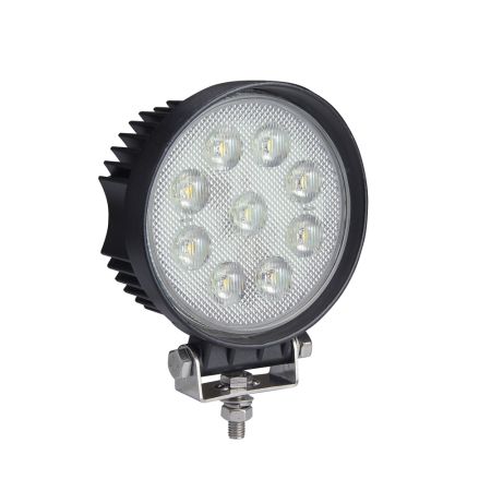 Super Bright Round 9 x 6W COB LED Work Lamp - 12/24V, 4500Lm, IP69K