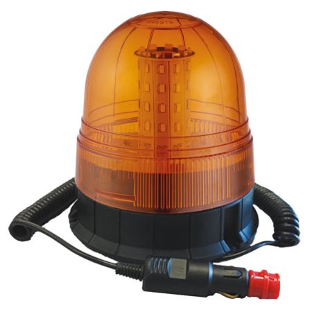 Magnetic Mount Multifunction Amber LED Beacon - 12/24V