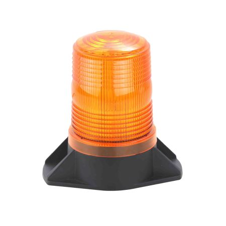 2-Bolt Amber Mini LED Beacon - 12/24V