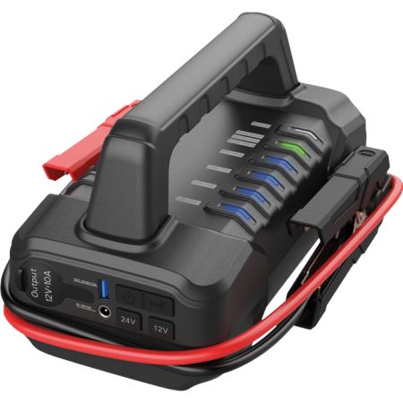 Heavy Duty Li-Polymer Jump Starter Pack - 12/24V, 56,000mAh