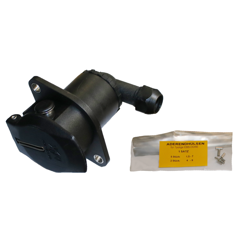 EBS 01-965 7 PIN EBS SOCKET ANGLED 24V SCREW TERMINALS