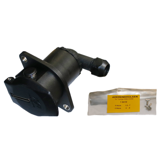 EBS 01-965 7 PIN EBS SOCKET ANGLED 24V SCREW TERMINALS