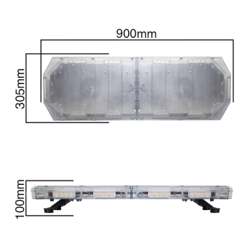 AMB821 Guardian Delta LED Light Bar 12-24v 900mm