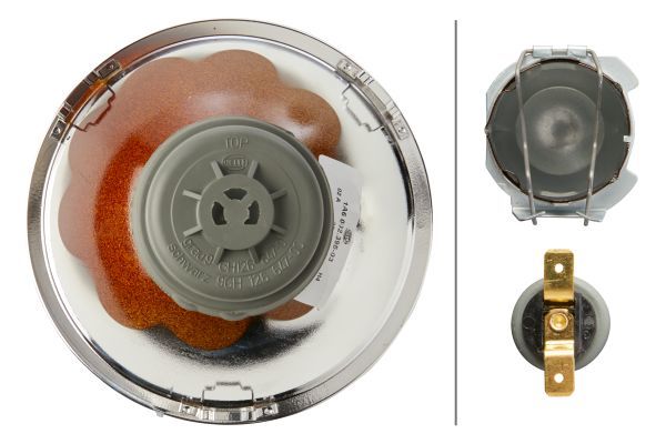 HELLA 1A6 002 395-031 Halogen Insert Headlight 12V round Curved diffusing lens - left /right