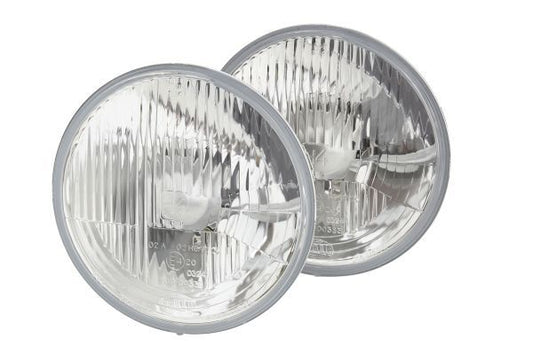 HELLA 1A6 002 395-821 Halogen Headlight Set 12V round/SAE - left /right Kit Quantity: 2