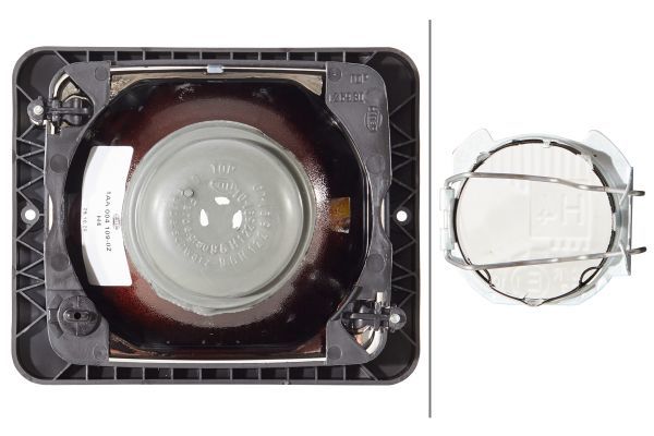 HELLA 1AA 004 109-021 Halogen Headlight for Fendt for right-hand traffic - left /right