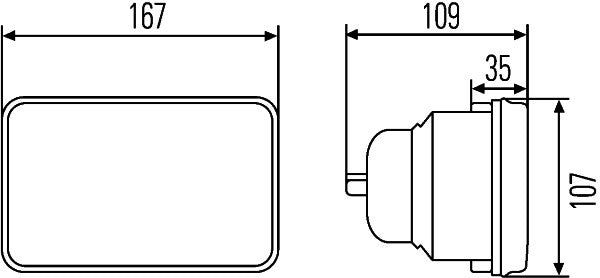 HELLA 1AB 003 177-862 Headlight Set - left /right Kit Quantity: 2