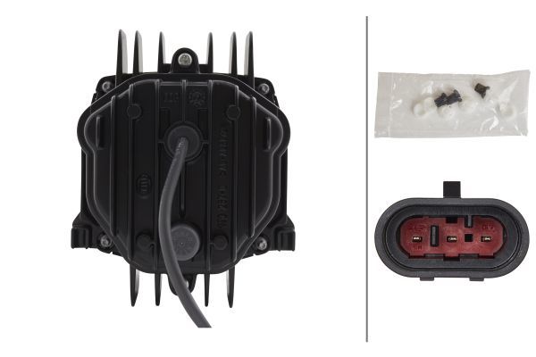 HELLA 1AL 010 820-841 LED/DE Headlight 90mm performance Bi-LED L70 12V round AMP- right/left