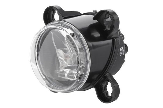 HELLA 1B0 015 050-001 LED Headlight 90mm Essential R80 12V round transparent DEUTSCH plug - left /right
