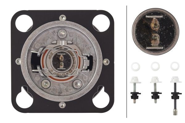 HELLA 1BL 009 071-001 Halogen/DE Headlight Premium 50 12V round Blade Terminal - left /right