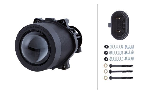 HELLA 1BL 998 570-001 Halogen/DE Headlight Modul 60 12/24V round/SAE Blade Terminal- right/left