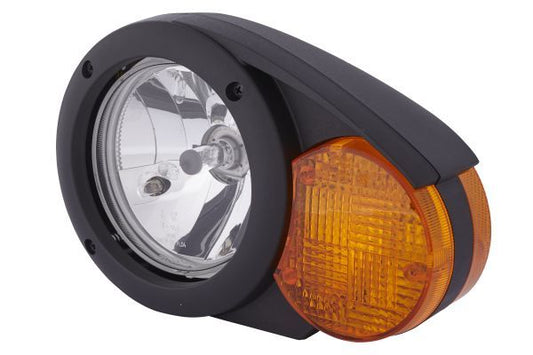 HELLA 1E3 996 160-671 Halogen Headlight Combi 133 24V Clear diffusing lens DEUTSCH plug - left