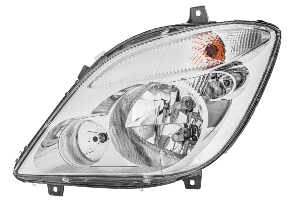 HELLA 1EB 247 012-051 FF/Halogen Headlight for Mercedes-Benz Sprinter 3,5-T Box (906) for right-hand traffic - left