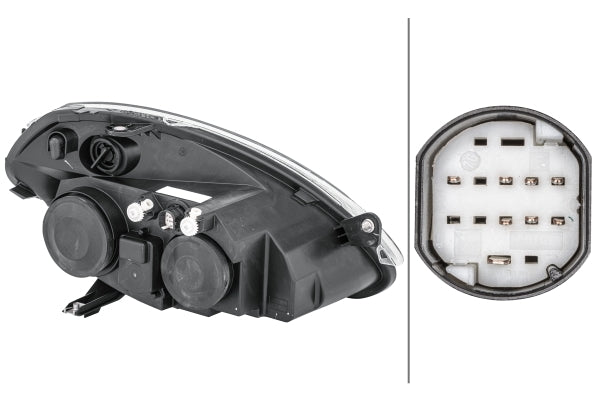 HELLA 1EB 270 521-431 Halogen Headlight for Lancia Ypsilon (843_) for right-hand traffic - left