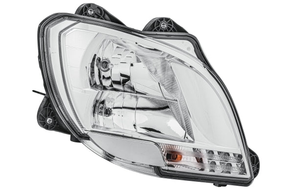 HELLA 1ED 010 116-521 Halogen/FF Headlight for right-hand traffic- right