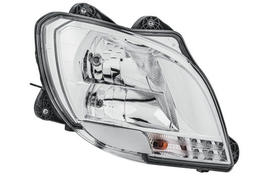 HELLA 1ED 010 116-521 Halogen/FF Headlight for right-hand traffic- right